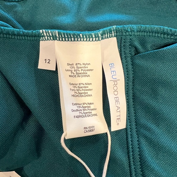 Bleu Rod Beattie Lace Down One Piece Swimsuit in Oceanside (12) - Picture 6 of 8